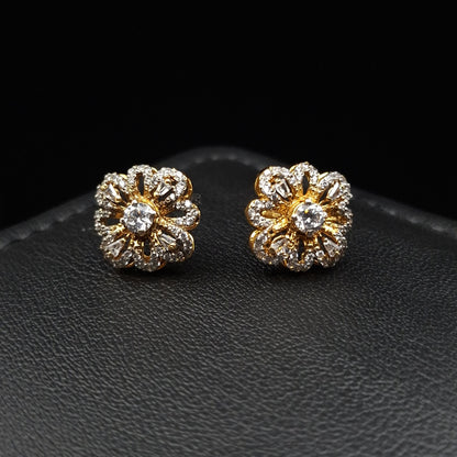 Zirconia Pendant Set in Gold-plated Silver