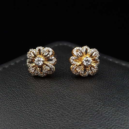Zirconia Pendant Set in Gold-plated Silver